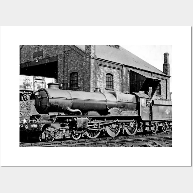 GWR Loco King William III Wall Art by Random Railways